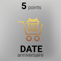 5 points pour votre anniversaire